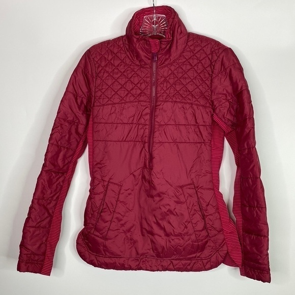 Carve Designs Pink 1/2 Zip Puffer Jacket Size Small - Picture 1 of 10